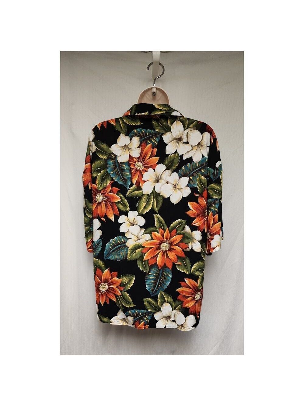 Vintage Michelle Leslie of California 2PC Rayon Tropical Floral Skirt Set Size M - Picture 5 of 11